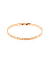 Bracelet Jonc à message Laiton rosé "MON PLAN EST D'ÊTRE HEUREUSE, PAS PARFAITE"