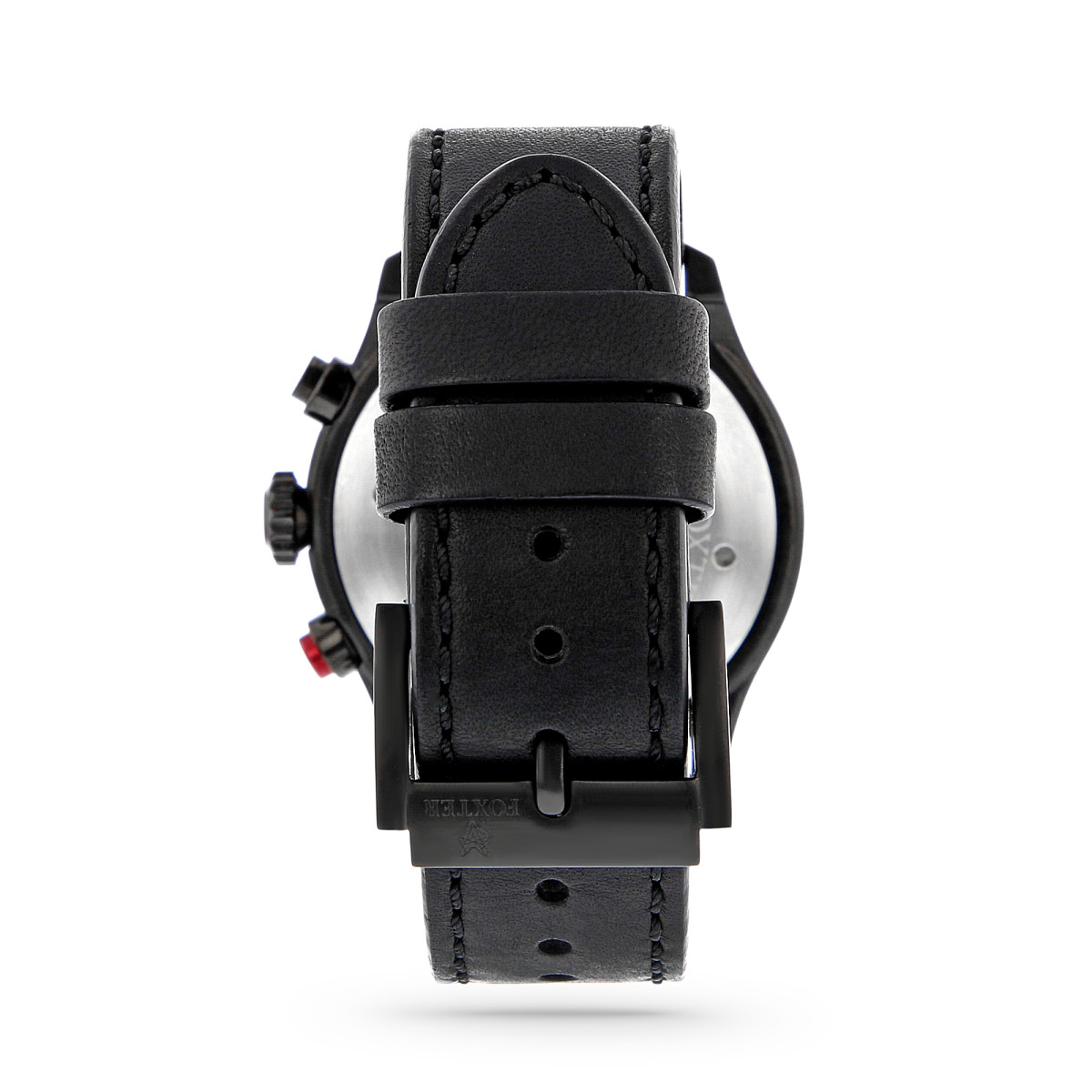 Montre Foxter Avalone bracelet cuir noir, boitier PVD noir et fond noir Montre Homme Foxter Avalone bracelet cuir noir, boitier PVD noir et fond noir - FR6041C1BC1