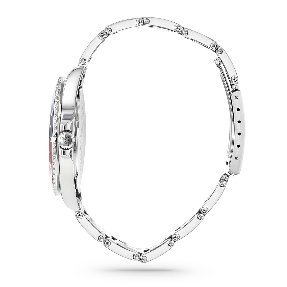 Montre Foxter Sixties bracelet acier, boitier acier et fond noir Montre Homme Foxter Sixties bracelet acier, boitier acier et fond noir - SIXTIES9