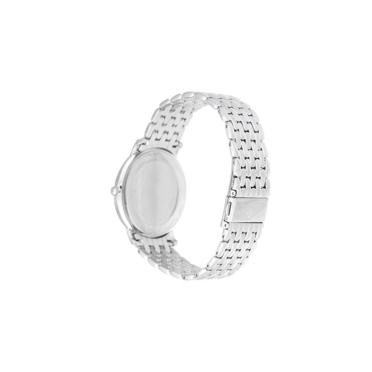 Louis Cottier - Montre First Class Quartz Cadran Blanc - Boîtier Acier - Bracelet Acier - Homme Louis Cottier - Montre Homme FIRST CLASS Quartz Cadran Blanc - Boîtier Bracelet Acier