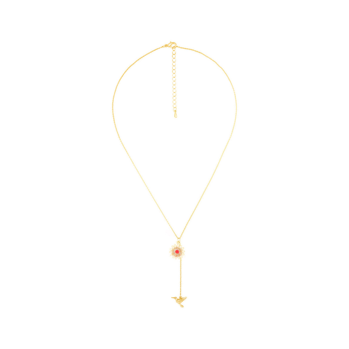 Collier "Marguerite de Printemps" Doré Collier "Marguerite de Printemps" laiton Doré