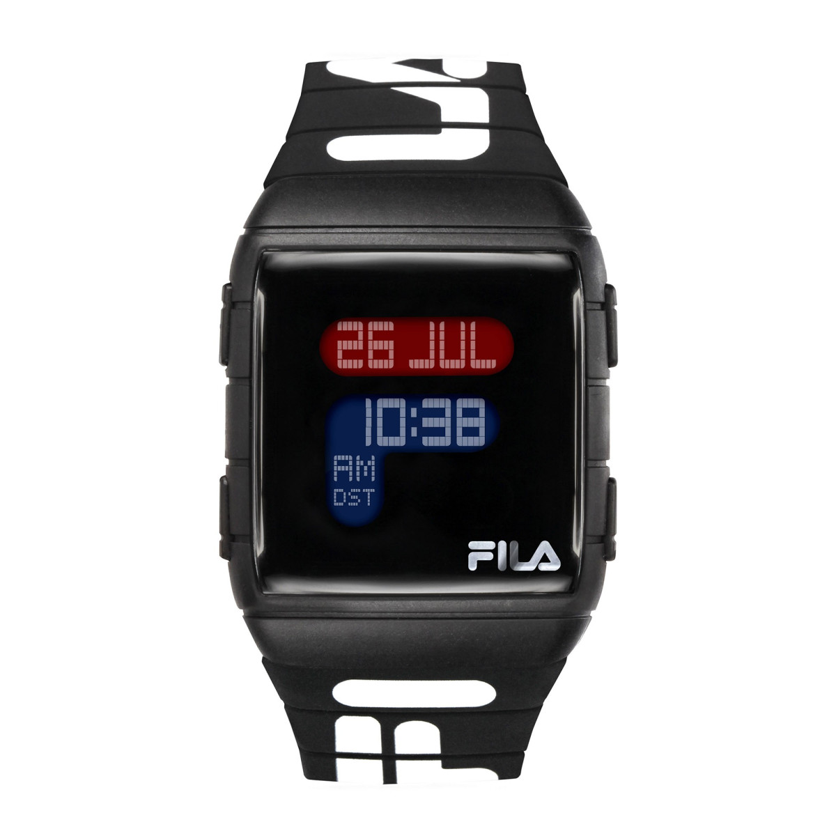 Montre Marque Fila Noire digital quartz Montre mixte FILA digital cadran noir - 38-105-006