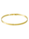 Bracelet personnalisé doré "MAMAN D'EXCEPTION" | Mes-bijoux.fr