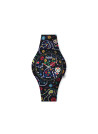 Montre Femme Doodle Santa Muerte Mood cadran noir - DO35014