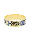 Bracelet Émail multicolore "Seville" finition dorée pour femme