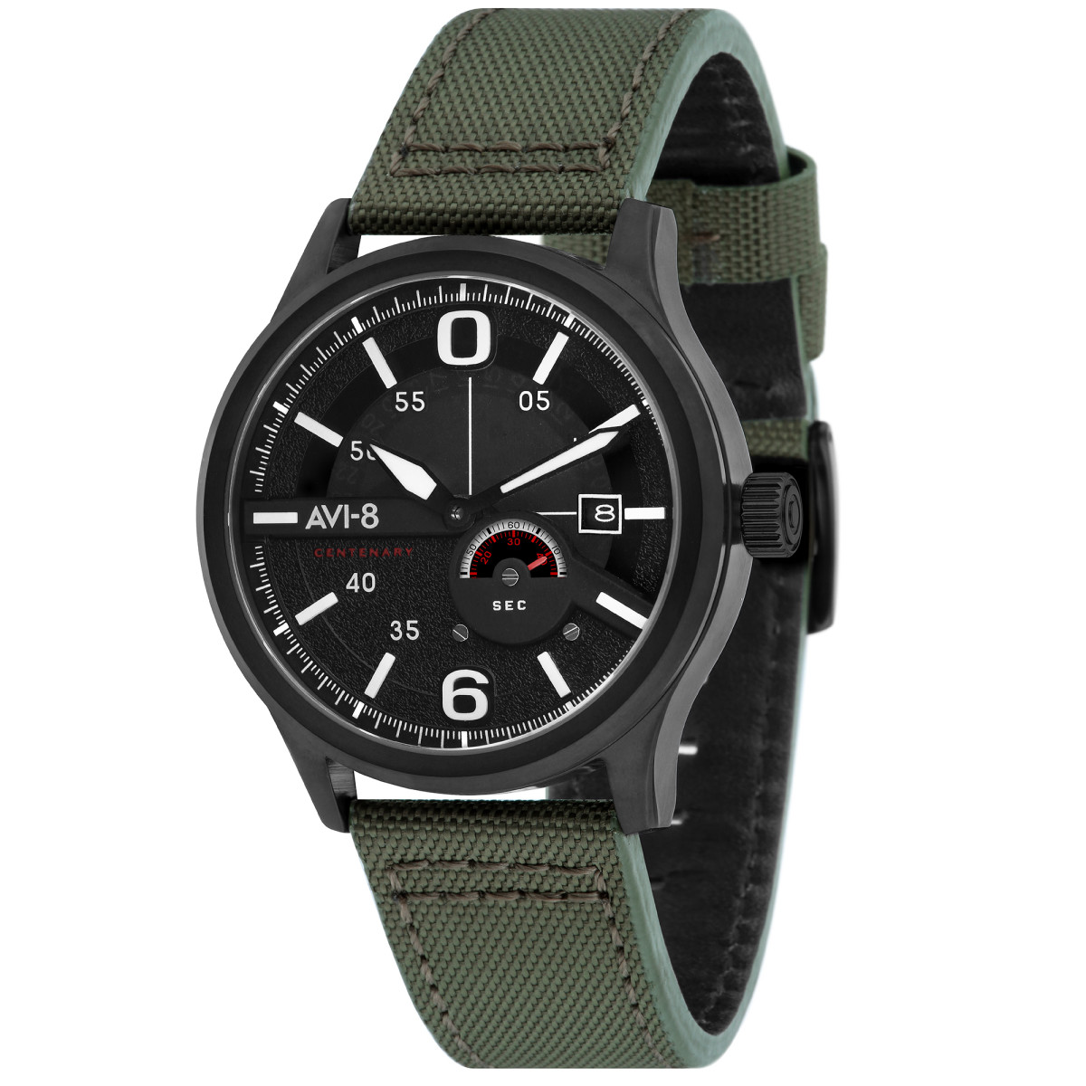 Montre Homme AVI-8 FLYBOY Cadran Cadran vert – AV-4061-03 Montre Homme AVI-8 FLYBOY Cadran vert – AV-4061-03