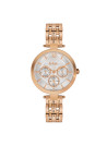 Montre Femme Analogique Boitier rond en métal doré rose Lee Cooper