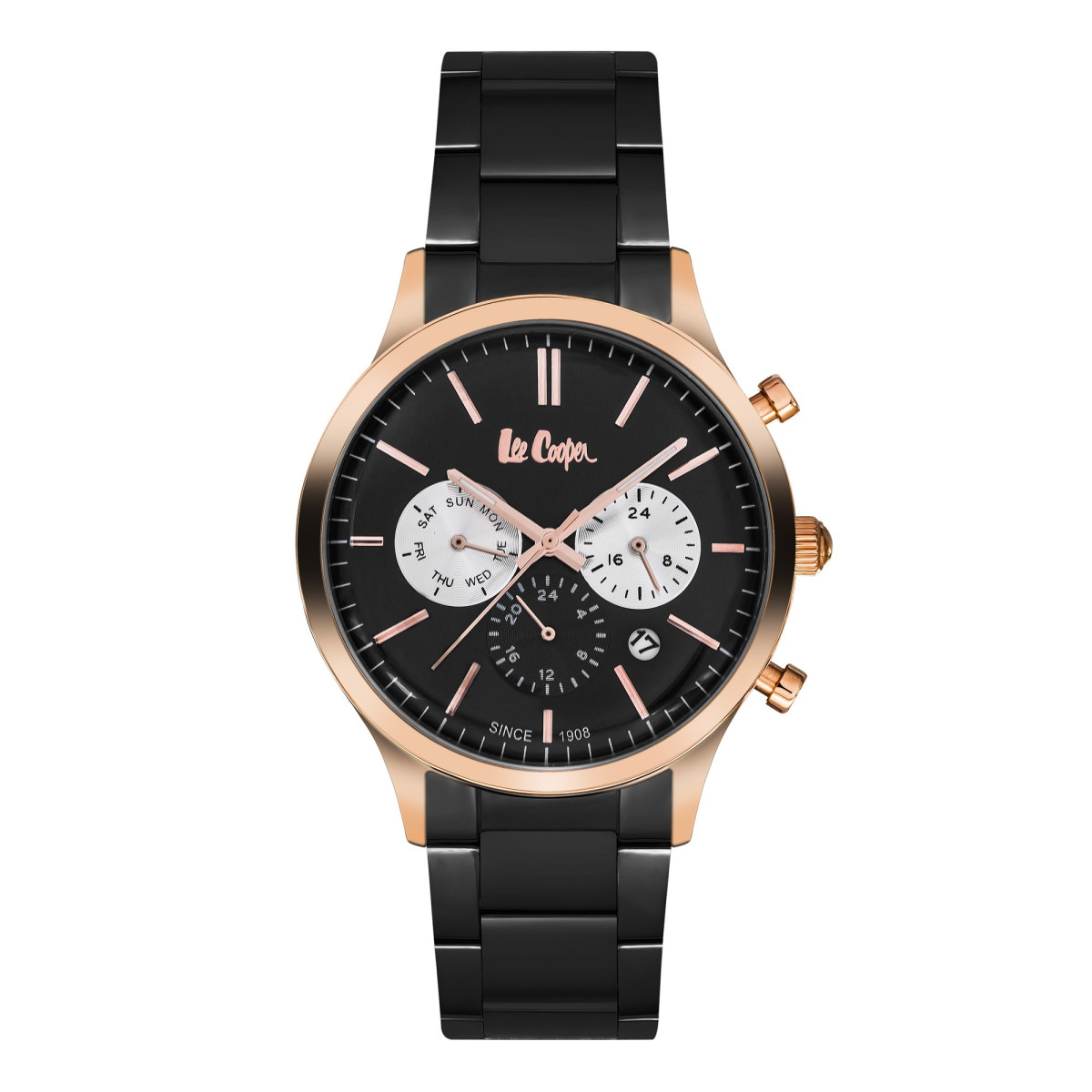 Montre Homme Lee Cooper Cadran Noir Mat LC06295.450 Mes bijoux