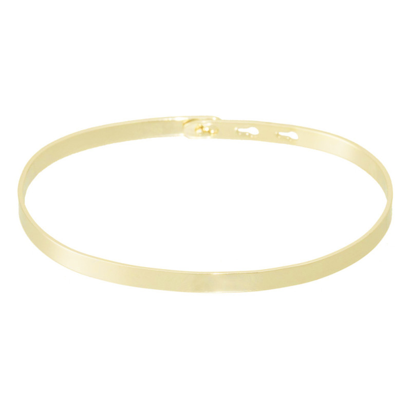 Bracelet Jonc doré sans message Bracelet Jonc doré sans message