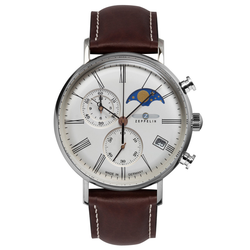 Lz120 Chrono Lune Montre 5 Z Phase Zeppelin Rome De 7194 Aqc5jSR34L