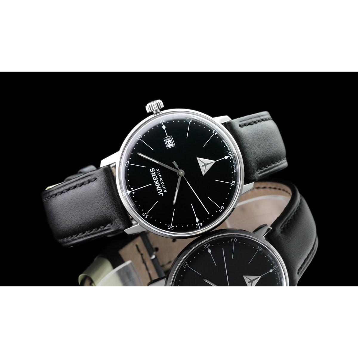 Montre Junkers Bauhaus Automatique - 40 mm - J-6050-2 Montre Junkers Bauhaus Automatique - 40 mm - J-6050-2