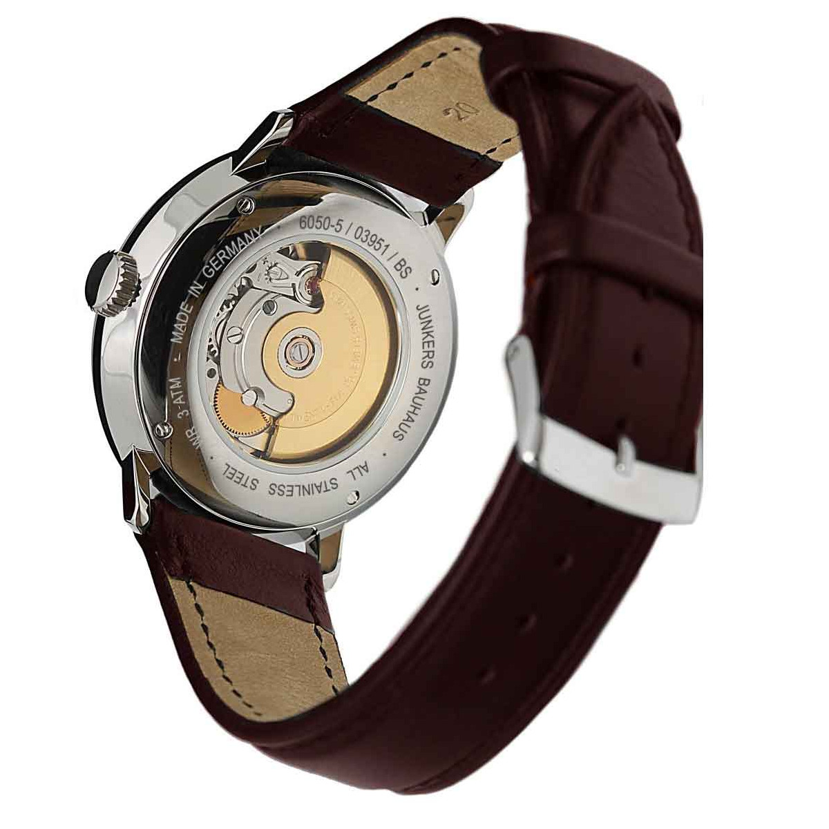 Montre Junkers Bauhaus Automatique - 40 mm - J-6050-5 Montre Junkers Bauhaus Automatique - 40 mm - J-6050-5