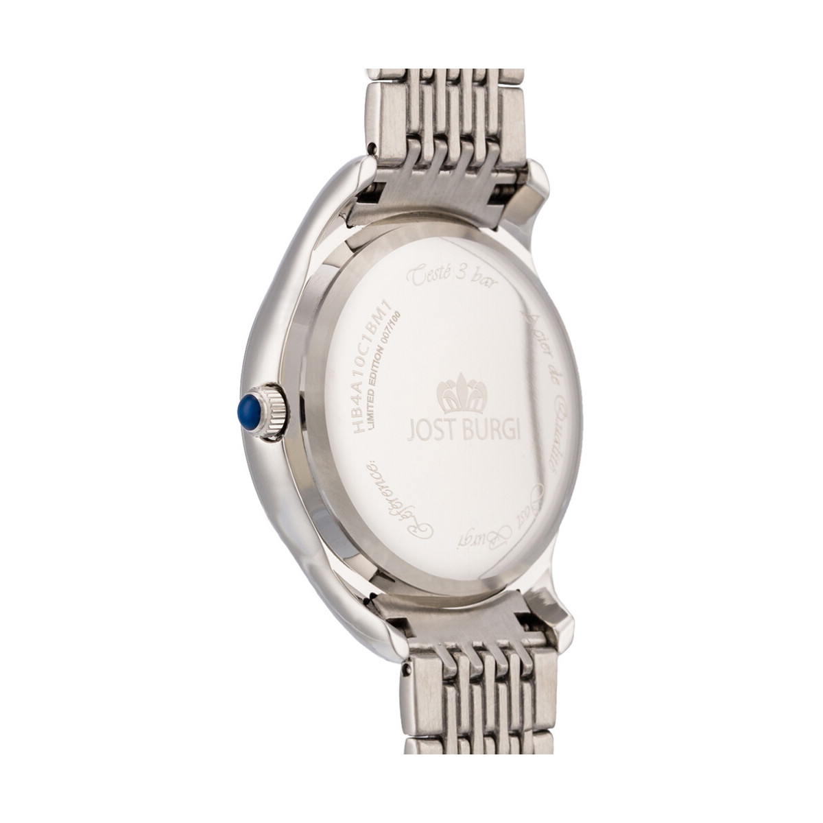 Montre Jost Burgi "STELLA" bracelet métal - HB4A10C1BM1 Montre Jost Burgi "STELLA" bracelet métal - HB4A10C1BM1
