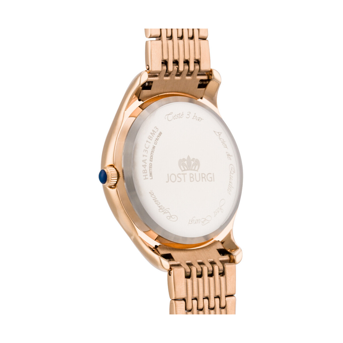 Montre Jost Burgi "STELLA" bracelet métal - HB4A13C1BM3 Montre Jost Burgi "STELLA" bracelet métal - HB4A13C1BM3