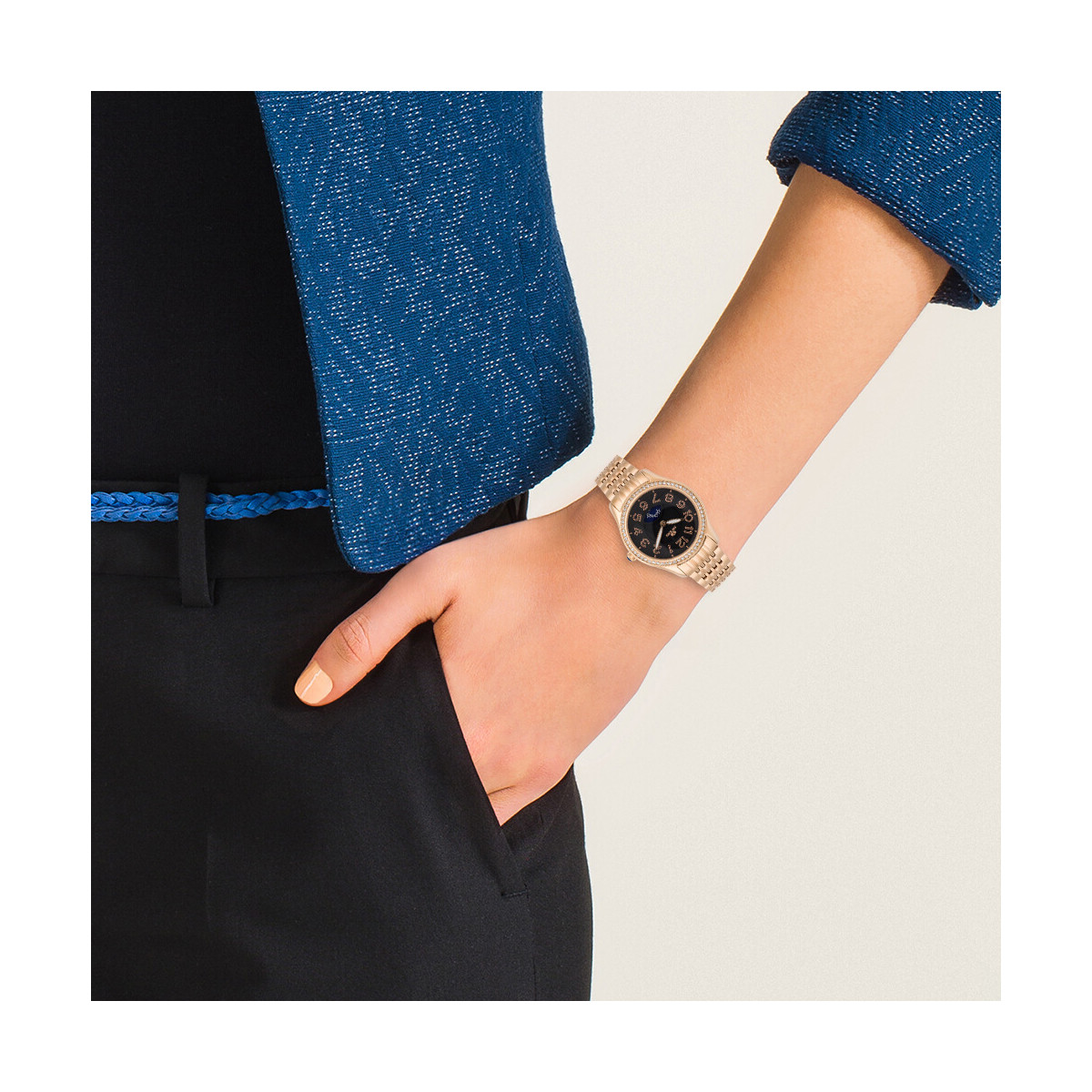Montre Jost Burgi "STELLA" bracelet métal - HB4A13C1BM3 Montre Jost Burgi "STELLA" bracelet métal - HB4A13C1BM3