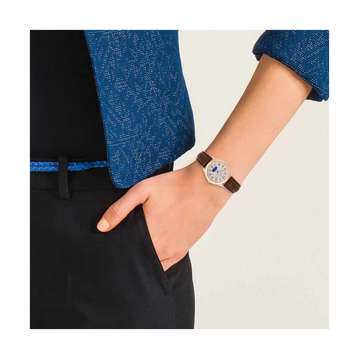 Montre Jost Burgi "STELLA" bracelet métal - HB4A13C3BC2 Montre Jost Burgi "STELLA" bracelet cuir - HB4A13C3BC2