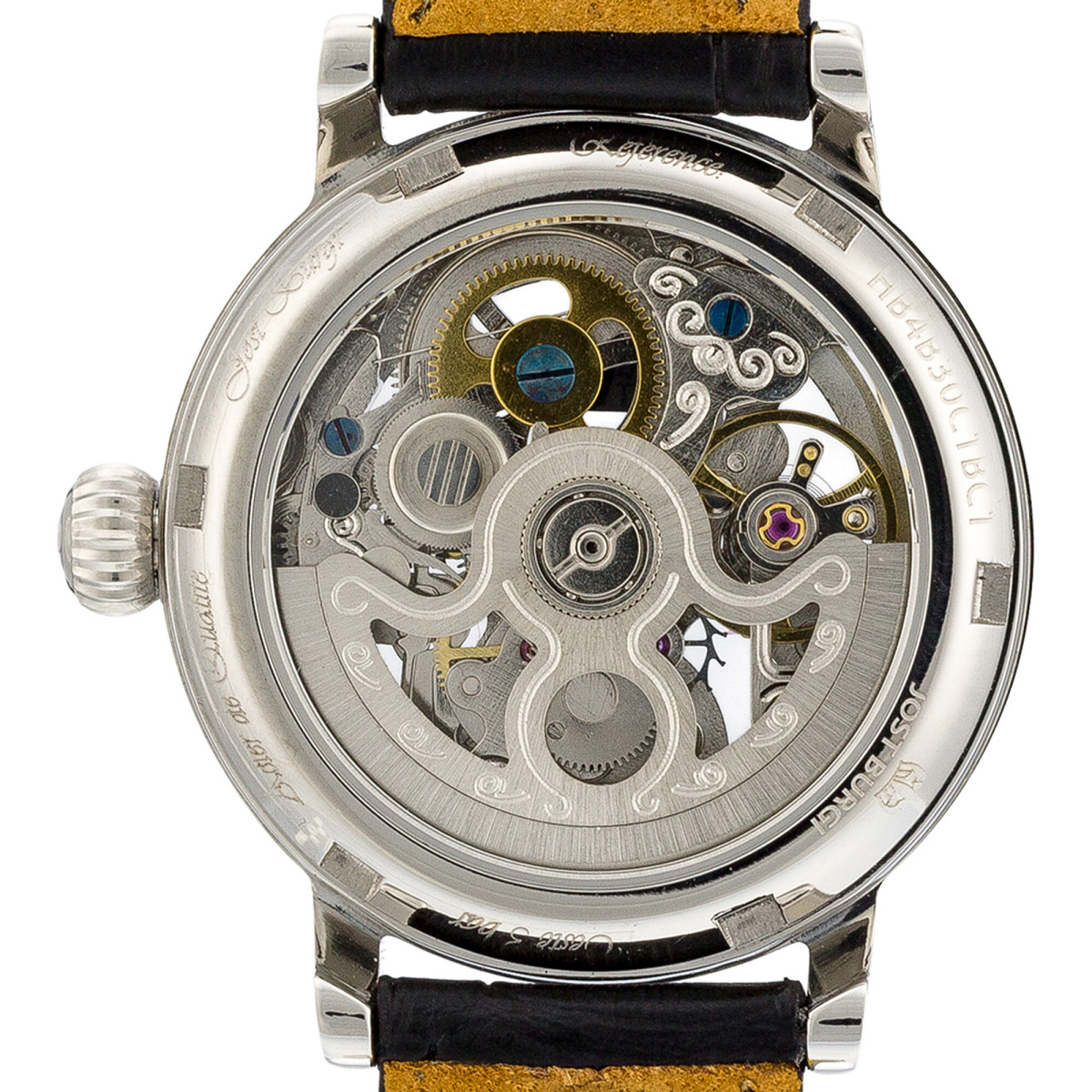 Montre Jost Burgi "LEGACY FEMME SKELETTE" bracelet cuir - HB4B30C1BC1 Montre Jost Burgi "LEGACY FEMME SKELETTE" bracelet cuir - HB4B30C1BC1