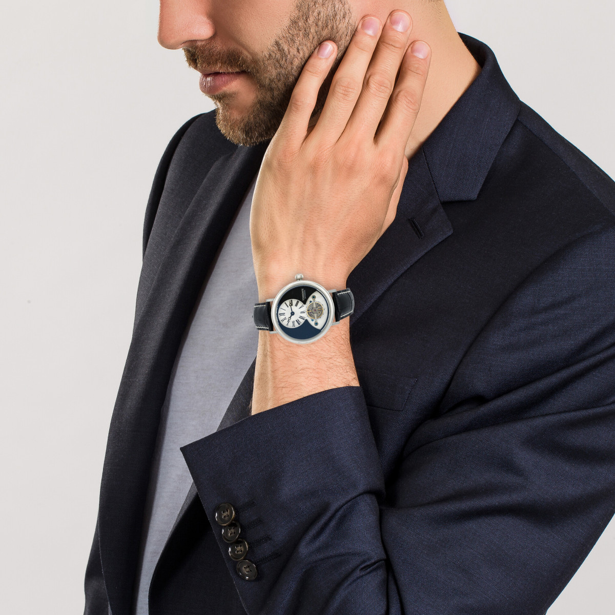 Torrente - Montre Homme "NEW YORK" Bracelet cuir - TB320C1BC1 Torrente - Montre Homme Automatique "NEW YORK" Bracelet cuir - TB320C1BC1