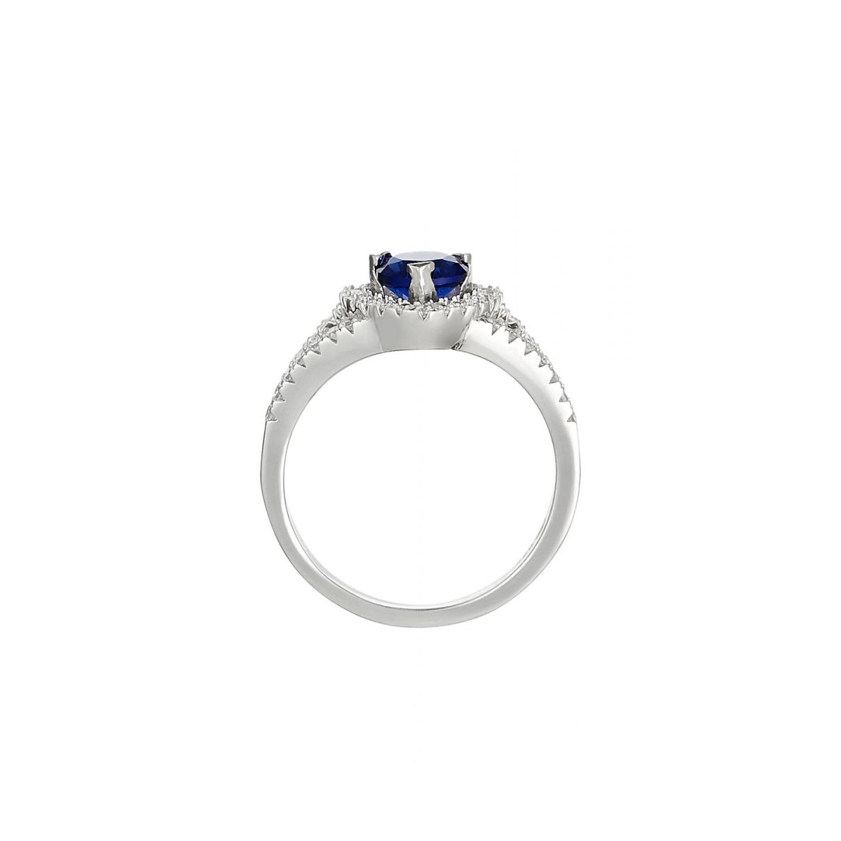 Bague argent et oxydes de zirconium "Jolie Dame" Bague "Jolie Dame" Argent 925