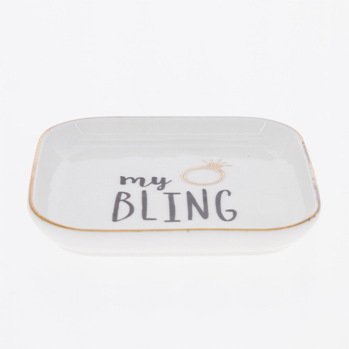 Coupelle Porte Bijoux "Bling" Coupelle Porte Bijoux MY BLING - 11 x 11 x 1,5 cm