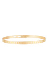 "DEMAIN EST UN AUTRE JOUR" bracelet à message doré