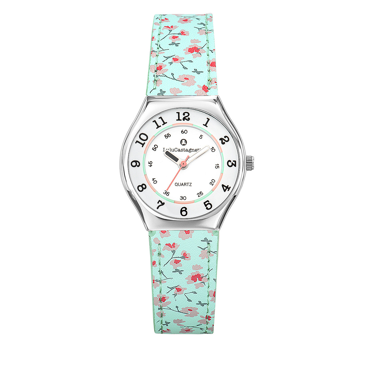 Montre Fille LuluCastagnette Mini Star  bracelet turquoise motif liberty - 38826