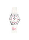 Montre Fille LuluCastagnette Mini Star  bracelet blanc tacheté rose - 38851
