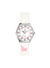 Montre Fille LuluCastagnette Mini Star  bracelet blanc tacheté rose - 38851