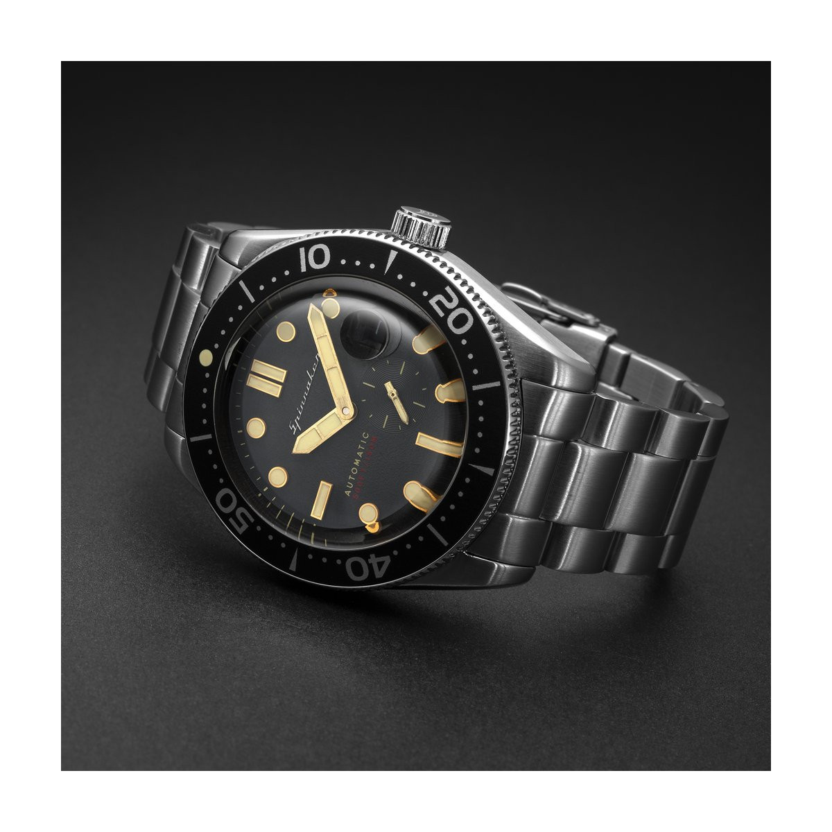 Montre Spinnaker Croft Automatique Cadran noir - SP-5058-22 Montre Spinnaker Croft Automatique Cadran noir - SP-5058-22
