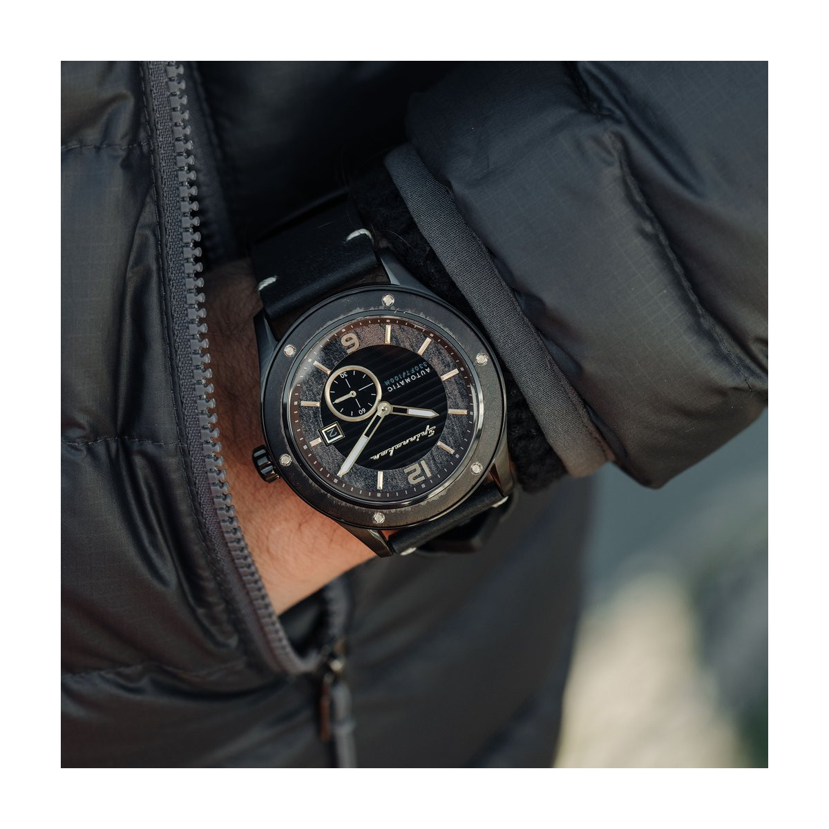 Montre Spinnaker Sorrento Automatique Cadran noir - SP-5067-03 Montre Spinnaker Sorrento Automatique Cadran noir - SP-5067-03