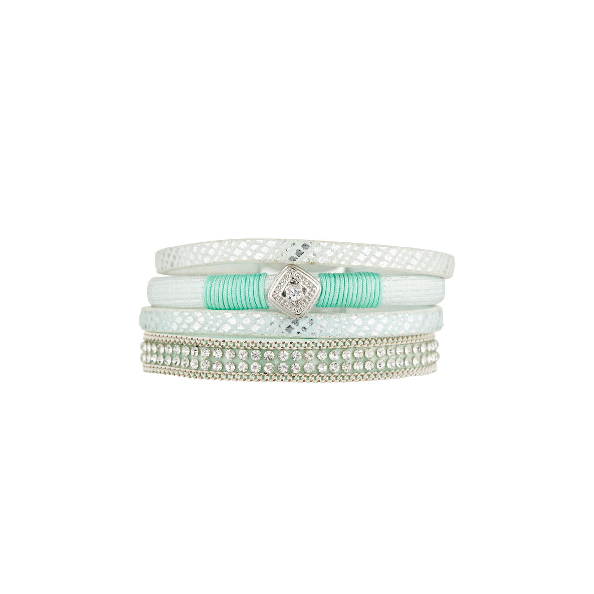 Bracelet Ethnique Simili Cuir "LAVA" Bracelet manchette Ethnique Simili Cuir "LAVA"