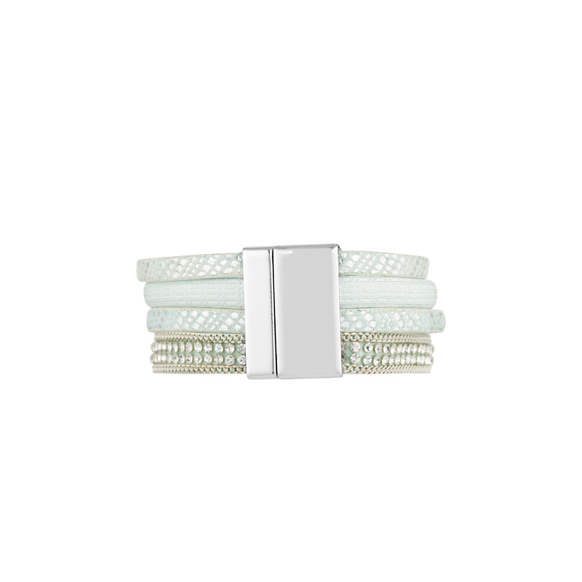 Bracelet Ethnique Simili Cuir "LAVA" Bracelet manchette Ethnique Simili Cuir "LAVA"