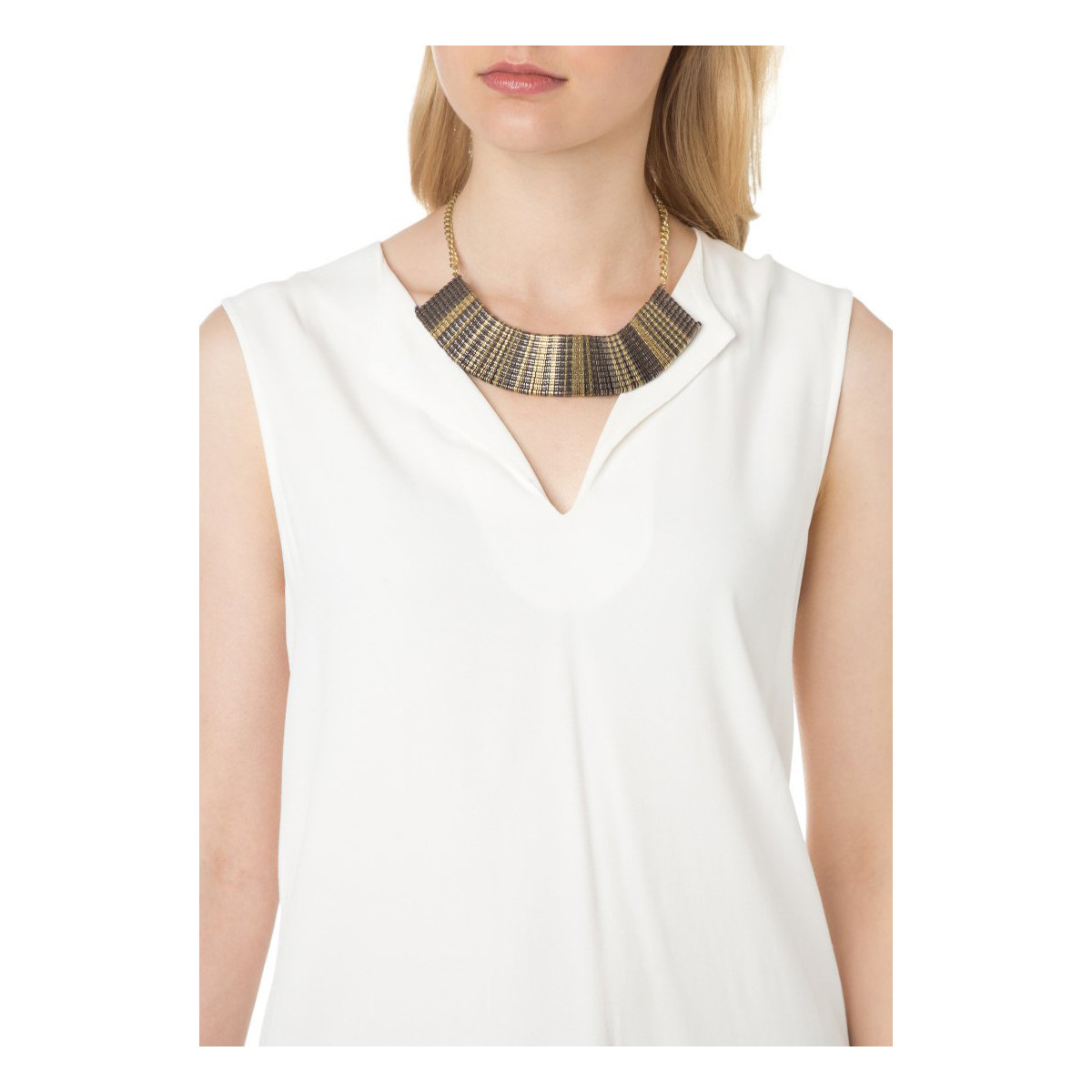 Collier Ethnique Doré "RAWAL" Collier Ethnique Doré "RAWAL"