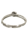 Bracelet Homme acier double tour gris "ALLOY BUTTON "