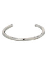 Bracelet Jonc Homme Acier coloris argenté