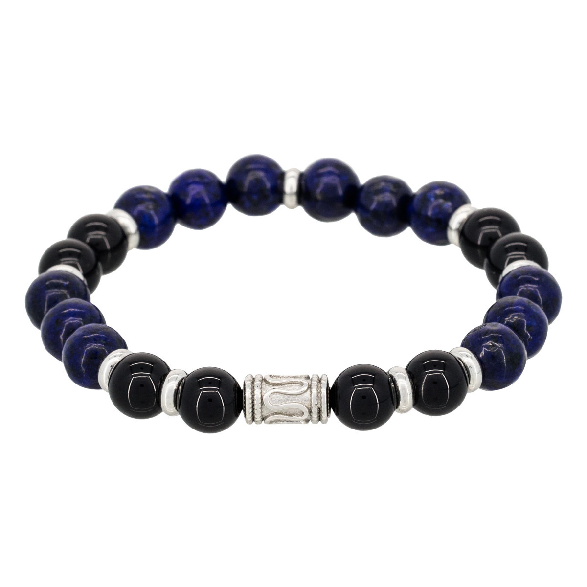 Bracelet Homme de perles "DARK OCEAN " Bracelet Homme de perles "Aerion" Taille L