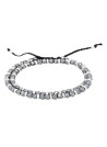 Bracelet Homme double tour hématites gris "HENRY"