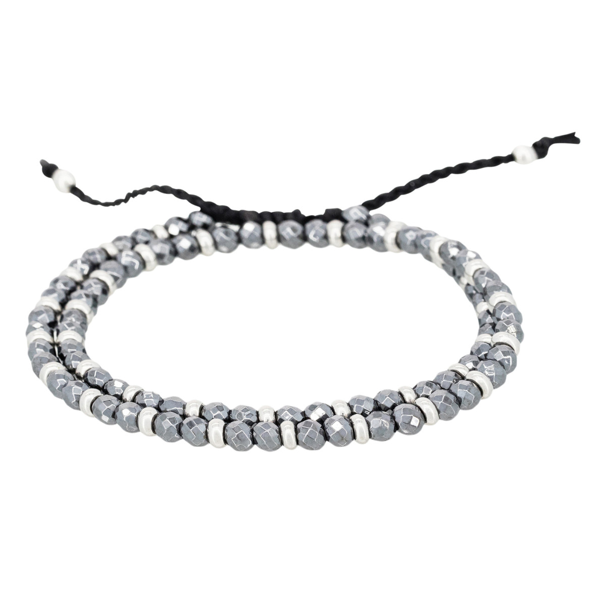Bracelet Homme double cordon en perles "Vale"