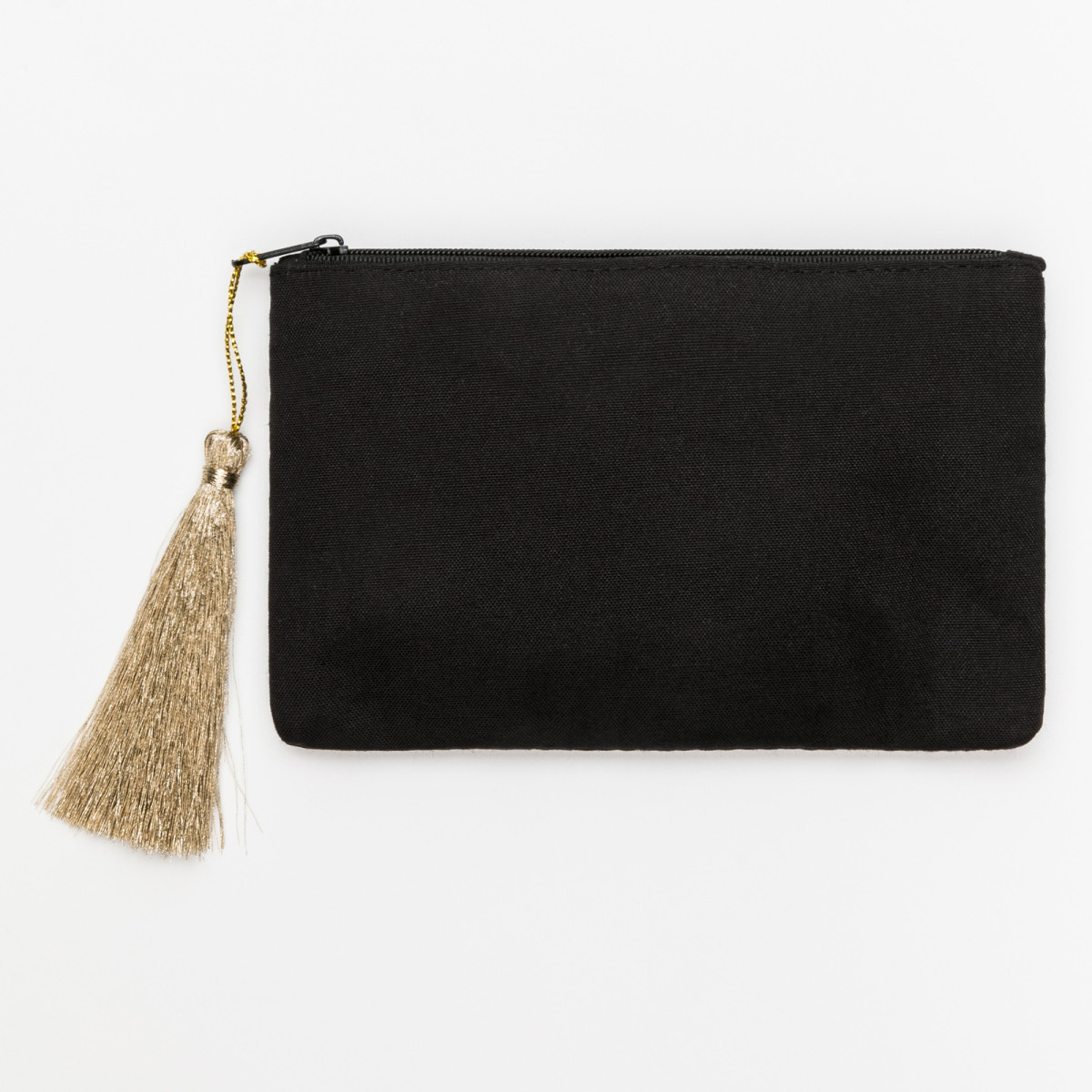 Petite pochette à message noire LA TETE DANS LES ETOILES doré Petite pochette à message noire LA TETE DANS LES ETOILES doré