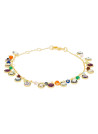 Bracelet "Letty" Topaze et Quartz rose