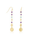 Boucle d'oreilles "Amanda"  Aqua Calci