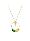 Collier "Cerla" Jade multicolore