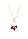 Collier "Suzi" Agate violet