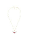Collier "Suzi" Agate violet