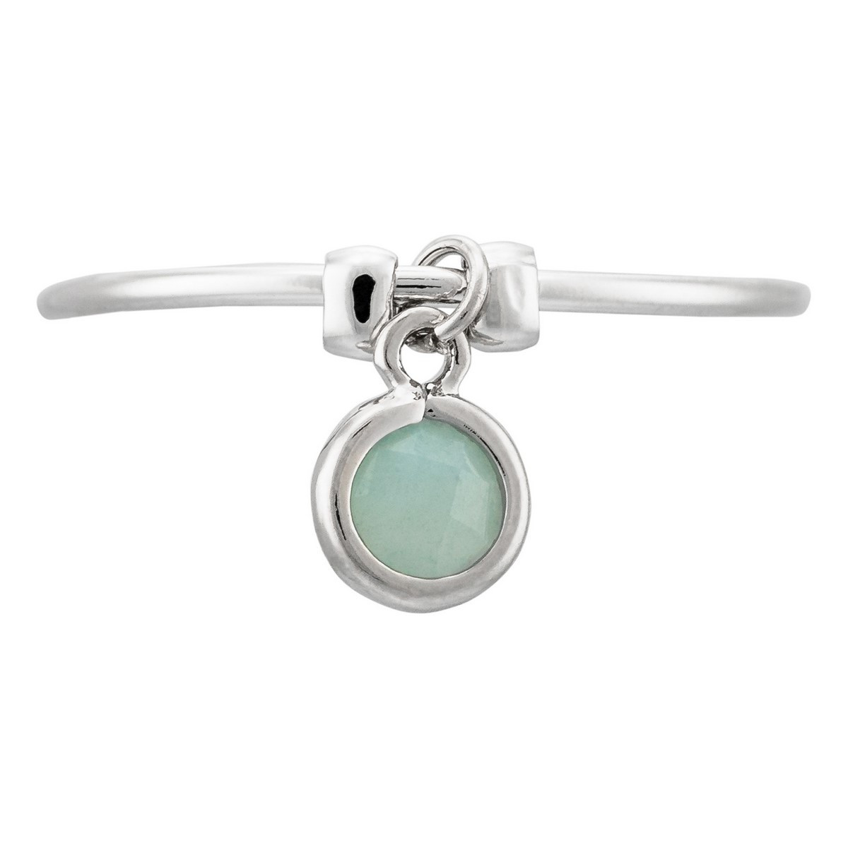 Bague "Norah" Bague Ajustable "Fusion" Amazonite verte Laiton