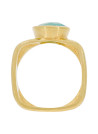 Bague "Flora" Amazonite Verte