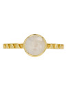 Bague "Erika" Pierre de lune blanche