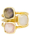 Bague "Elsa" Quartz rose