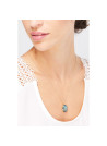 Collier "Alba" Labradorite Grise
