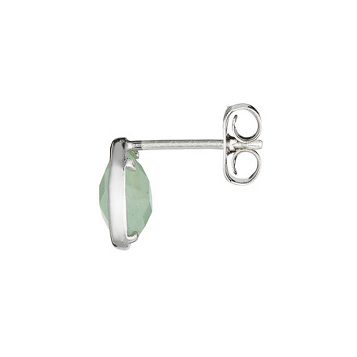 Boucles d'oreilles "Vernalia" Aventurine verte Laiton